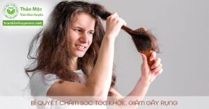 Bí quyết chăm sóc tóc chắc khỏe, giảm gãy rụng